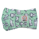 MISOKO&CO Многоразовый памперс для кобелей с рисунком щенки mint