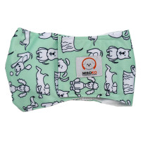 MISOKO&CO Многоразовый памперс для кобылей с рисунком щенки mint