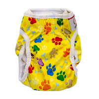MISOKO&CO Многоразовый памперс для собак-сук с рисунком лапки