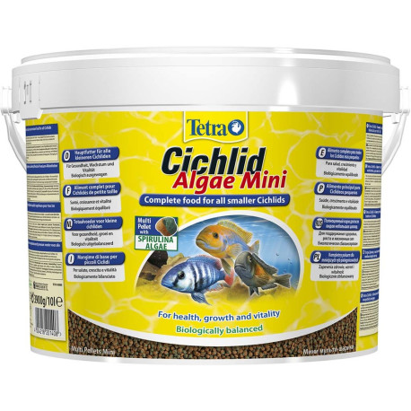 Tetra Cichlid Algae Mini Pellets Корм для маленьких цихлид в гранулах