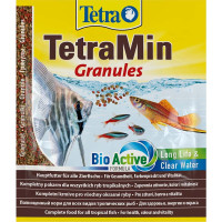 Tetra Min Granules Основной корм для всех видов аквариумных рыб в гранулах 