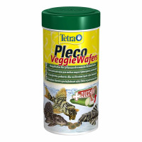 Tetra Pleco Veggie Wafers Корм-пластинки для травоядных донных рыб с содержанием цукини