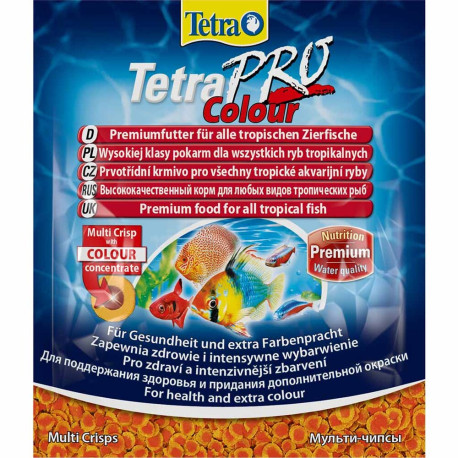 Tetra Pro Colour Multi-Crisps Корм для улучшения окраса аквариумных рыб в чипсах