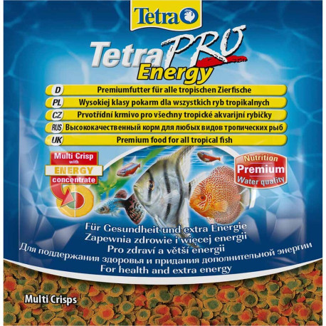 Tetra Pro Energy Multi-Crisps Корм для аквариумных рыб с повышенными питательными свойствами в чипсах