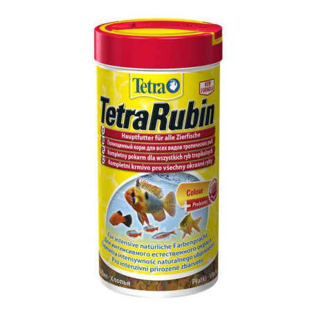 Tetra Rubin Flakes Корм для усиления окраса аквариумных рыб в виде хлопьев