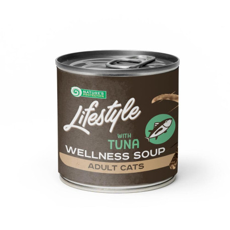 Nature's Protection Lifestyle Cat Adult Sensitive Digestion Tuna Soup Консерви для дорослих кішок з чутливим травленням суп з тунцем