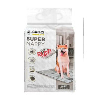 Croci Super Nappy News Paper Одноразовые гигиенические пеленки для собак принт газета 57х54 см