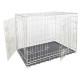 Croci Zinc Plated Box Клетка для собак с 2-я дверьми и пластиковым поддоном