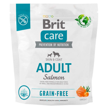 Brit Care Grain-free Adult Dog Small & Medium Breed Salmon 