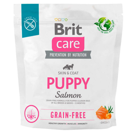 Brit Care Dog Grain-free Puppy All Breeds Salmon Беззерновий сухий корм для цуценят всіх порід з лососем