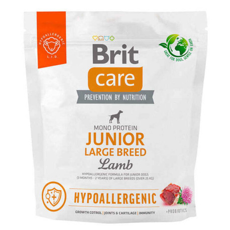Brit Care Dog Hypoallergenic Junior Large Breed Lamb Гипоаллергенный сухой корм для щенков крупных пород с ягненком