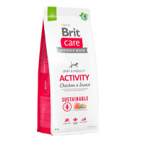 Brit Care Dog Sustainable Activity Chicken & Insect Сухой корм для активных собак с курицей и насекомыми