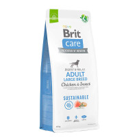 Brit Care Sustainable Adult Dog Large Breed Chicken & Insect Сухий корм для дорослих собак великих порід з куркою та комахами