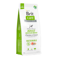 Brit Care Sustainable Adult Dog Medium Breed Chicken & Insect Сухий корм для дорослих собак середніх порід з куркою та комахами