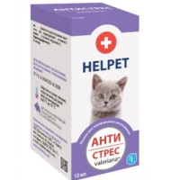 ВетСинтез Helpet Анти Стресс valeriana Успокоительный препарат для котят с экстрактом валерианы
