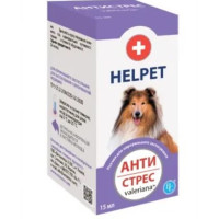 ВетСинтез Helpet Анти Стрес valeriana Заспокійливий препарат для собак з екстрактом валеріани