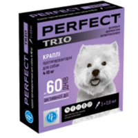 ВетСинтез PerFect Trio Капли на холку от блох клещей и глистов для собак от 4 до 10 кг