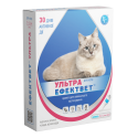 ВетСинтез Эффектвет Ультра Капли на холку от блох вшей клещей и волосоедов для котов от 2 кг