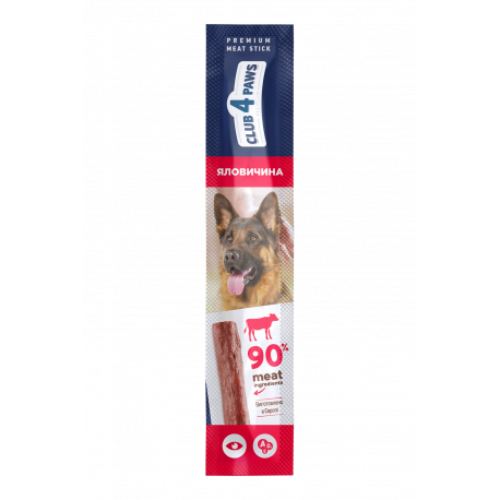 Club 4 Paws Premium Meat Stick М'ясна паличка для дорослих собак із яловичиною