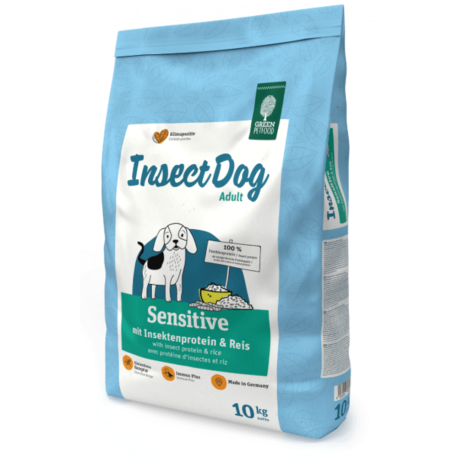 Josera Green Petfood InsectDog Adult Sensitive mit Insektenprotein & Reis Беззерновий сухий корм для дорослих собак із чутливим травленням