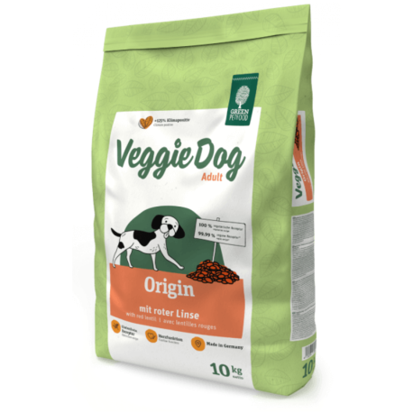 Josera Green Petfood VeggieDog Adult Origin mit roter Linse 