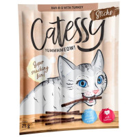 Catessy Sticks Bar-BO Turkey Ласощі палички для котів барбекю індичка