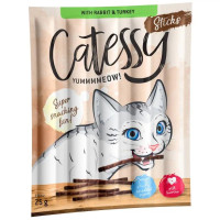 Catessy Sticks Rabbit & Turkey Лакомство палочки для котов с кроликом и индейкой