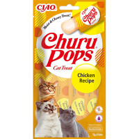 INABA Churu Pops Лакомства для кошек с курицей