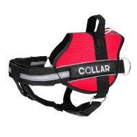 Collar Dog Extremе Шлей для собак POLICE червона