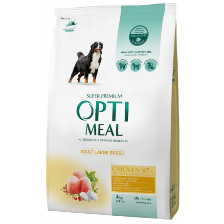 Optimeal Dog Maxi Adult Сухий корм для дорослих собак великих порід з куркою