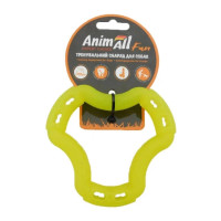 AnimAll Fun Игрушка для собак Кольцо 6 сторон желтое