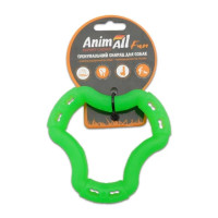 AnimAll Fun Игрушка для собак Кольцо 6 сторон зеленое