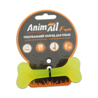 AnimAll Fun Игрушка для собак Кость желтая