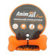 AnimAll Fun Іграшка для собак Кістка помаранчева