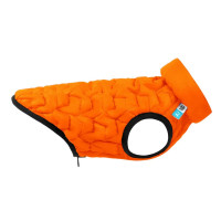 Collar AiryVest UNI Двостороння куртка для собак оранжево-чорна