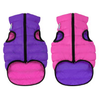 Collar AiryVest Двусторонняя куртка для собак розово-фиолетовая