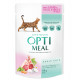 Optimeal Cat Adult Консервы для взрослых кошек с ягненком и овощами в желе