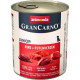 Animonda GranCarno Junior Beef+Turkey hearts Консерви для цуценят з яловичиною та індичкою