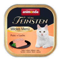 Animonda Vom Feinsten Adult Turkey+Salmon Консервы для котов с индейкой и лососем