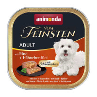 Animonda Vom Feinsten Adult with Beef+chicken filet Консервы для собак с говядиной и куриным филе