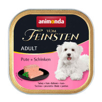 Animonda Vom Feinsten Adult Turkey+Ham Консервы для собак с индюшкой и ветчиной