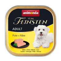 Animonda Vom Feinsten Adult Turkey+Cheese Консервы для собак с индюшкой и сыром