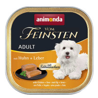 Animonda Vom Feinsten Adult with Chicken+liver Консерви для собак з куркою та печінкою