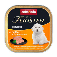 Animonda Vom Feinsten Junior with Poultry+Turkey hearts Консервы для щенков с птицей и индюшачьими сердцами