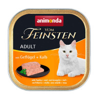 Animonda Vom Feinsten Adult with Poultry+Veal Консервы для котов с птицей и телятиной