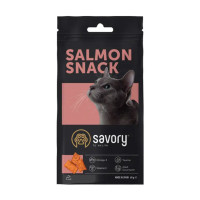 Savory Cats Snacks Pillows Gourmand with Salmon Лакомства для кошек подушечки с лососем