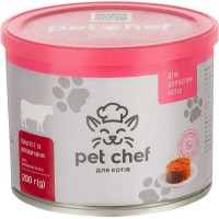 Pet Chef Консерви для кішок паштет з яловичиною