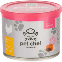 Pet Chef Консервы для кошек паштет с курицей