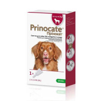 Prinocate Cat Принокат Краплі на холку від бліх, кліщів та глистів для собак від 10 до 25 кг