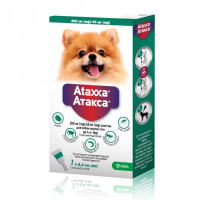 Ataxxa Spot On Атакса Капли на холку от блох и клещей для собак до 4 кг
